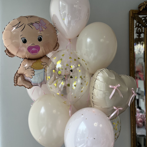 Композиция шаров «Baby Girl»