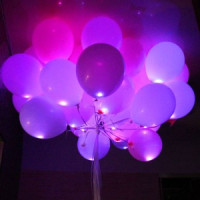 Светящийся шар 12" наполненный гелием