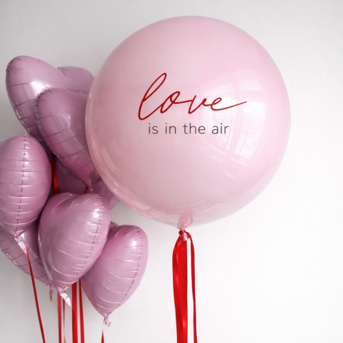 Композиция шаров Love is in the air