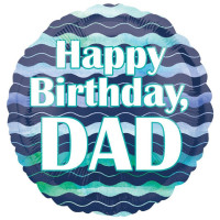 Кулька для батька з написом Happy birthday Dad Кулька для батька з написом Happy birthday Dad