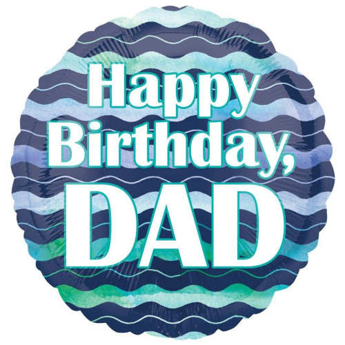 Кулька для батька з написом Happy birthday Dad